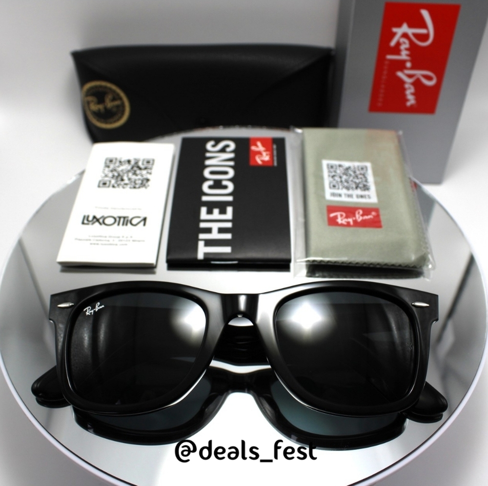 Model Display Ray-Ban Wayfarer Black RB2140 Classic - Picture 14 of 16